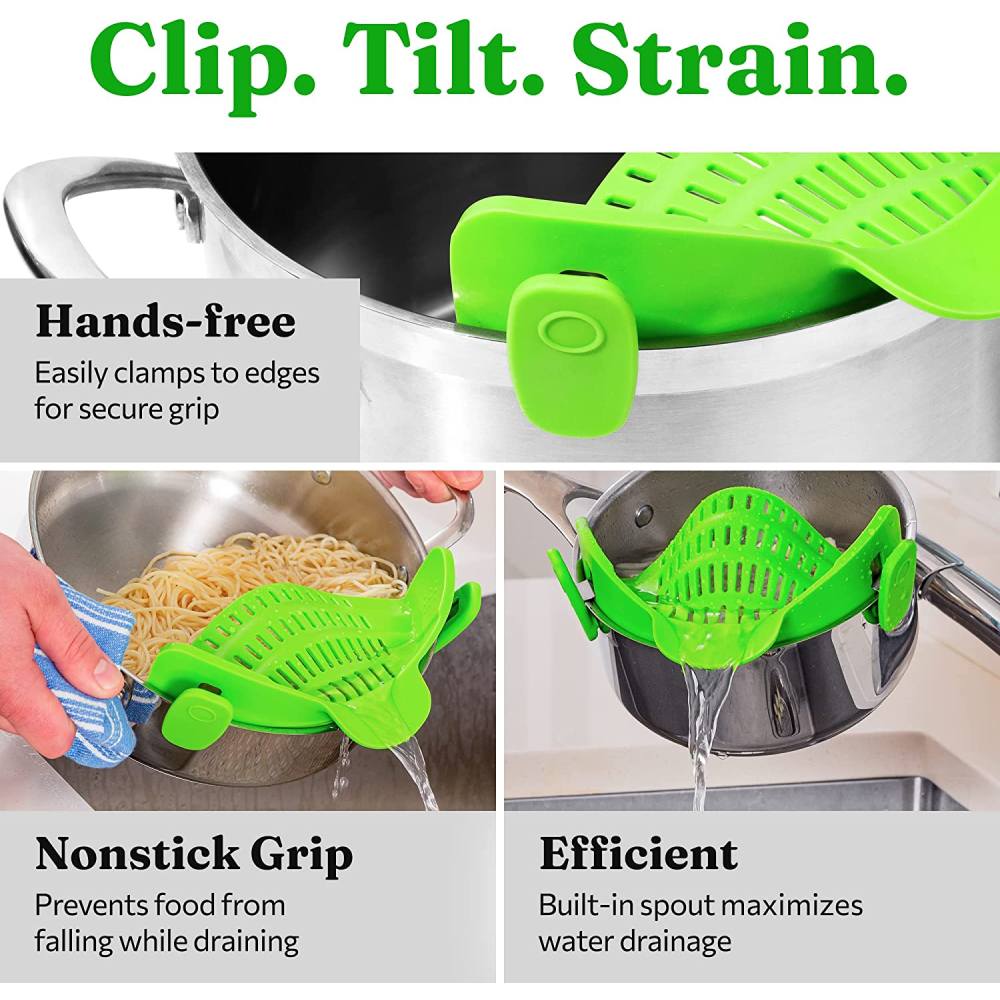 Strainer for pasta (Lime Green): image 3